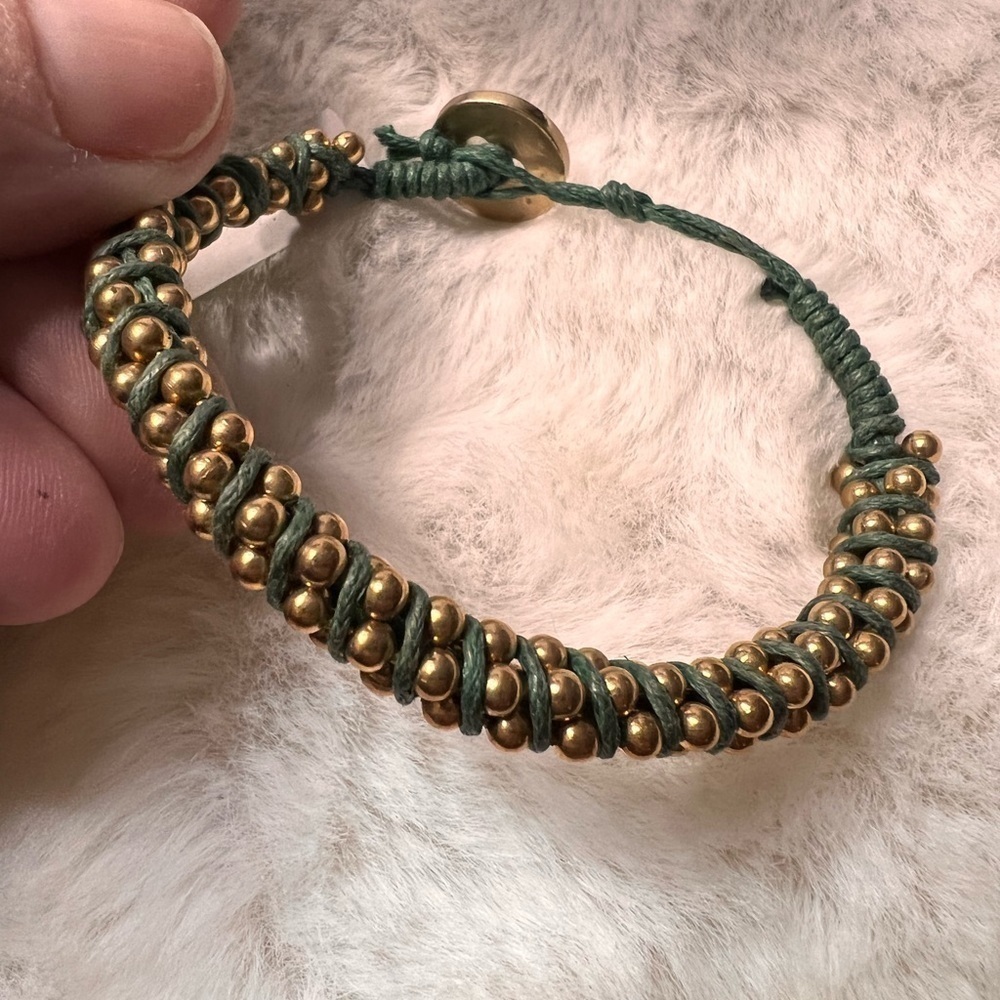 Thin Gypsy cuff and mini bold string bracelets sets